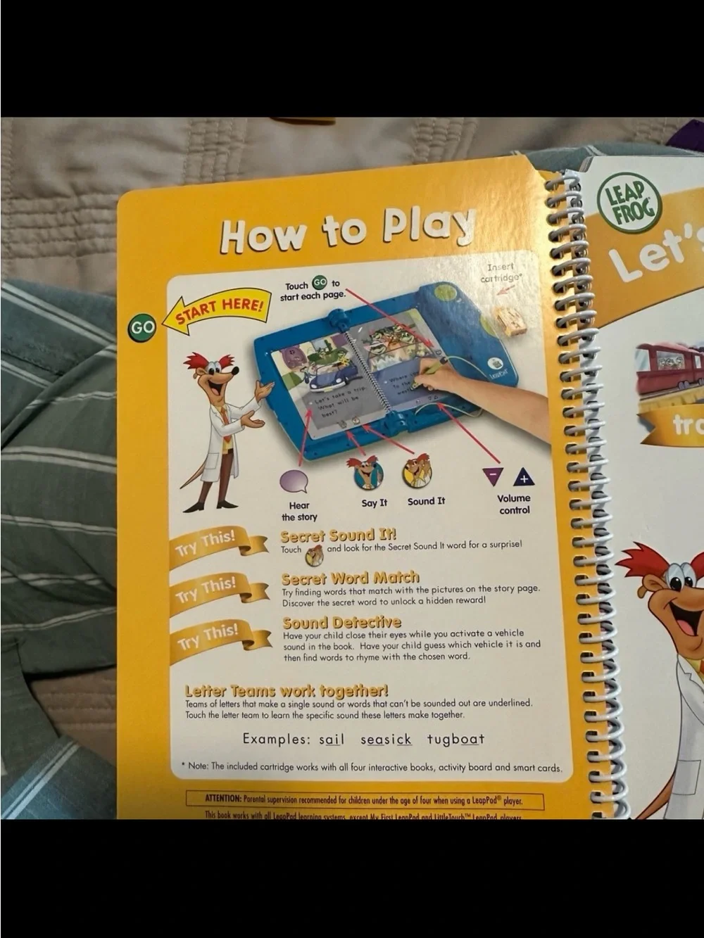 LEAP FROG Easy Reader Phonics 4 Book Set and Cartridge GREAT Condition RARE
